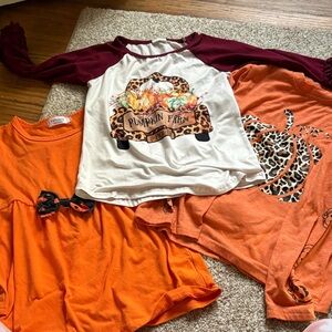 Kids Raglan Shirt & Autumn Top Lot